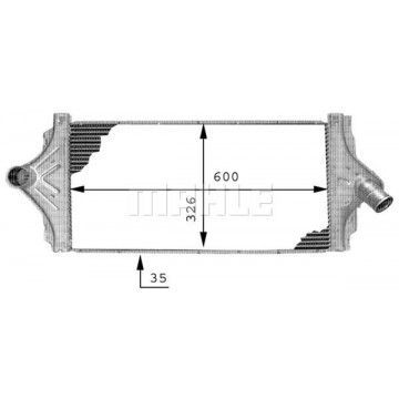 MAHLE Ladeluftkühler, CI 64...