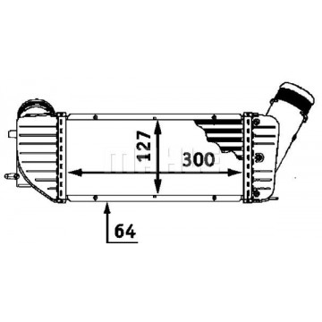 MAHLE Ladeluftkühler, CI 66...