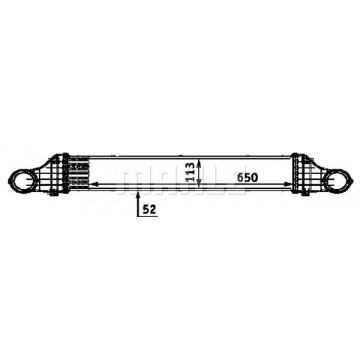 MAHLE Ladeluftkühler, CI 68...