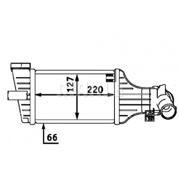 MAHLE Ladeluftkühler, CI 71...