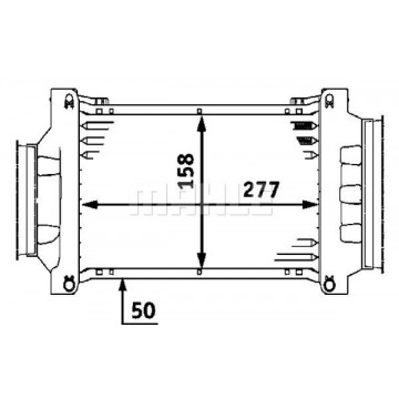 MAHLE Ladeluftkühler, CI 73...