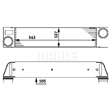 MAHLE Ladeluftkühler, CI 75...