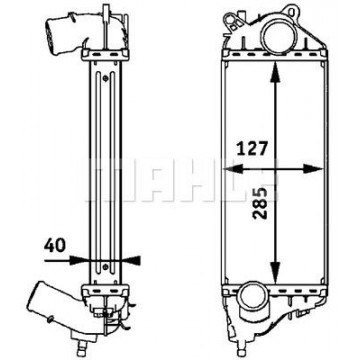 MAHLE Ladeluftkühler, CI 74...