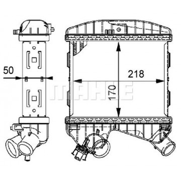 MAHLE Ladeluftkühler, CI 76...