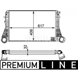 MAHLE Ladeluftkühler, CI 83...