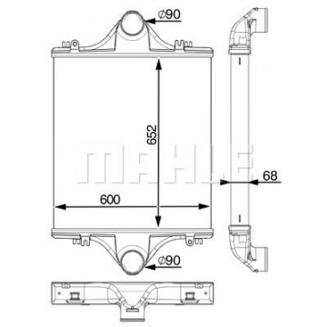 MAHLE Ladeluftkühler, CI 90...