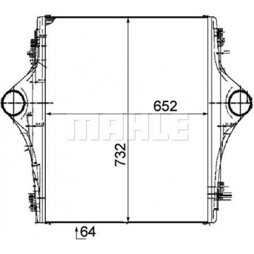 MAHLE Ladeluftkühler, CI 91...