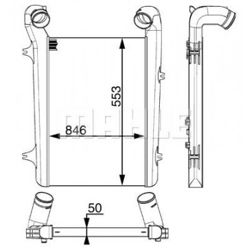 MAHLE Ladeluftkühler, CI 93...