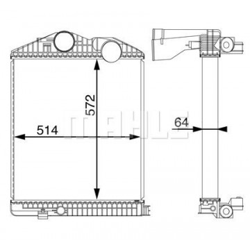 MAHLE Ladeluftkühler, CI 95...