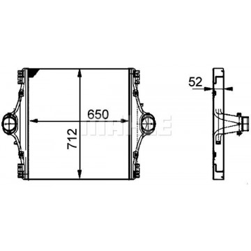 MAHLE Ladeluftkühler, CI 99...