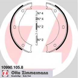 ZIMMERMANN Bremsbackensatz,...