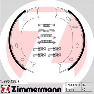 ZIMMERMANN Bremsbackensatz,...