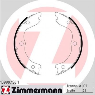 ZIMMERMANN Bremsbackensatz,...