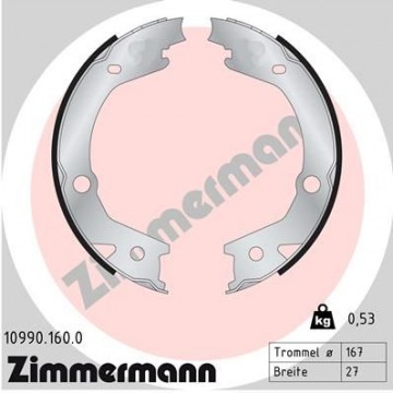 ZIMMERMANN Bremsbackensatz,...