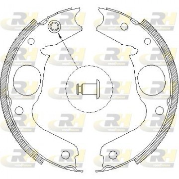 ROADHOUSE Bremsbackensatz,...
