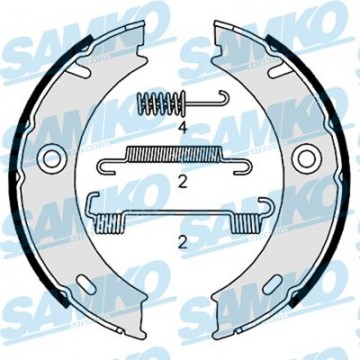 SAMKO Bremsbackensatz,...