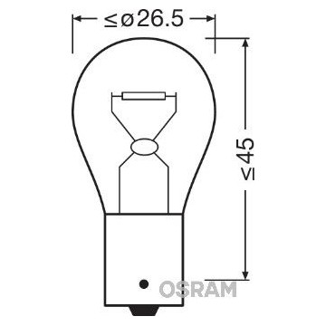 OSRAM Glühlampe, Rückfahrleuchte, 7507ULT 7507ULT  OSRAM