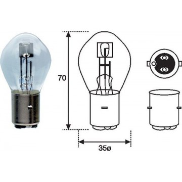 MAGNETI MARELLI Glühlampe,...