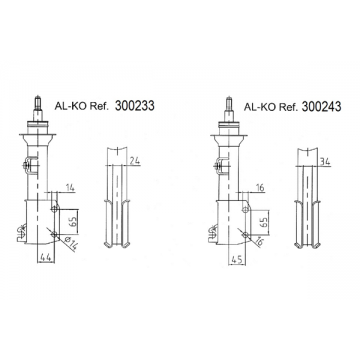 AL-KO Stoßdämpfer, 300243