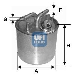 UFI Kraftstofffilter,...