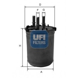 UFI Kraftstofffilter,...