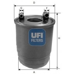 UFI Kraftstofffilter,...