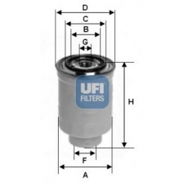 UFI Kraftstofffilter,...