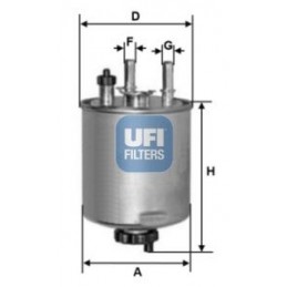 UFI Kraftstofffilter,...