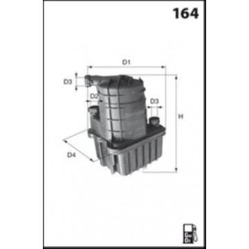 MISFAT Kraftstofffilter, F120A