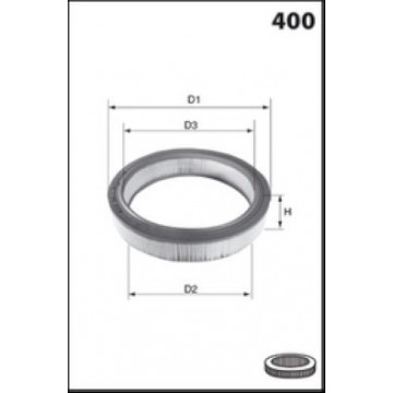 MISFAT Luftfilter, P038A