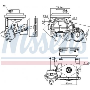 NISSENS AGR-Ventil, 98299