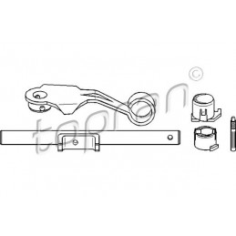 TOPRAN Ausrückgabel,...