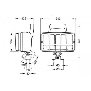 BOSCH Fernscheinwerfer, 0...