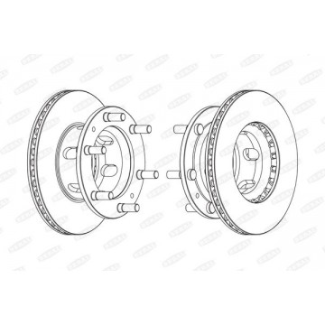 BERAL Bremsscheibe, BCR108A