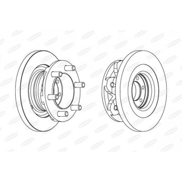 BERAL Bremsscheibe, BCR139A