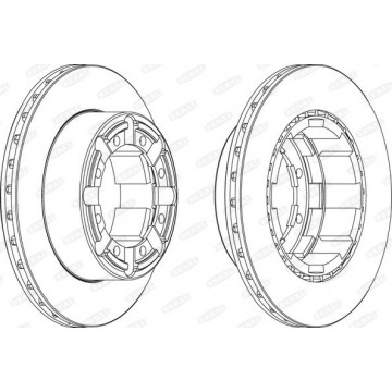 BERAL Bremsscheibe, BCR184A