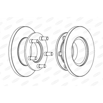 BERAL Bremsscheibe, BCR221A