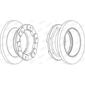 BERAL Bremsscheibe, BCR236A