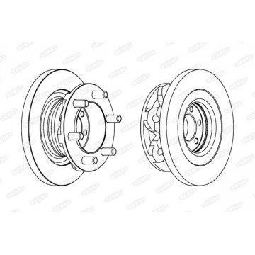 BERAL Bremsscheibe, BCR313A