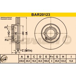 BARUM Bremsscheibe, BAR20123