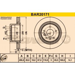 BARUM Bremsscheibe, BAR20171