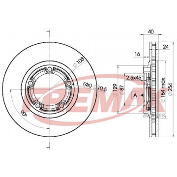 FREMAX Bremsscheibe, BD-0200