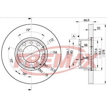 FREMAX Bremsscheibe, BD-0205