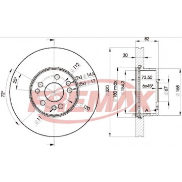 FREMAX Bremsscheibe, BD-0212