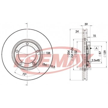 FREMAX Bremsscheibe, BD-0301