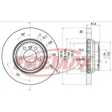 FREMAX Bremsscheibe, BD-0267