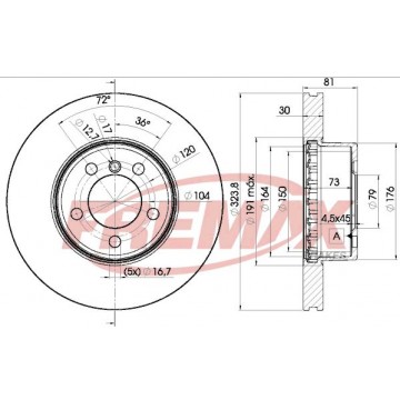 FREMAX Bremsscheibe, BD-0265