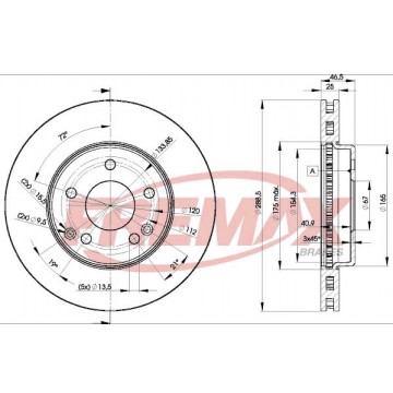 FREMAX Bremsscheibe, BD-0410