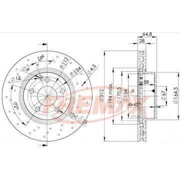 FREMAX Bremsscheibe, BD-0417