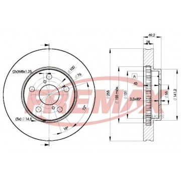 FREMAX Bremsscheibe, BD-0501